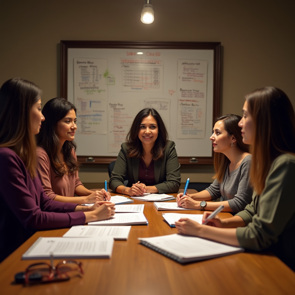 Women entrepreneurs participating in financial education workshop